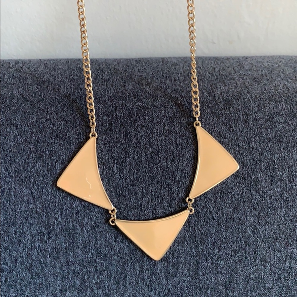 5/$25 Brand new statement necklace - peach